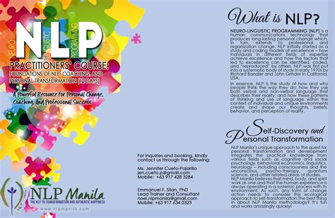 nlp practitioner marbella|NLP Manila.